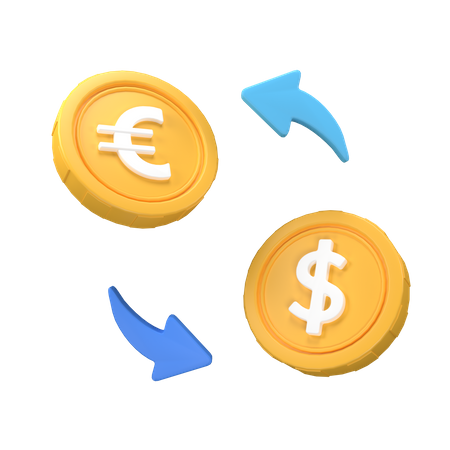 Currency Exchange  3D Icon