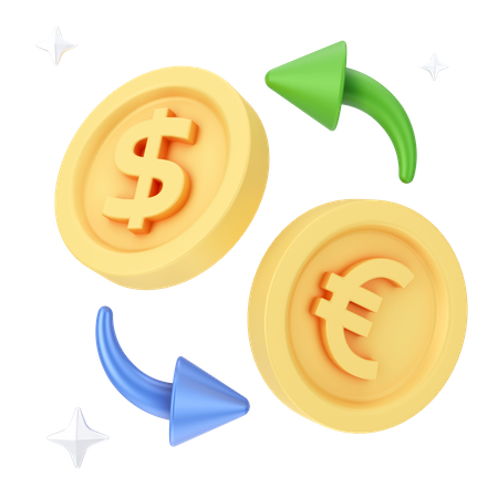 Currency Exchange  3D Icon