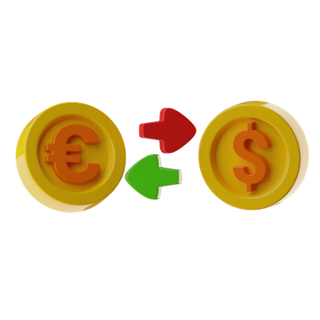 Currency Exchange  3D Icon