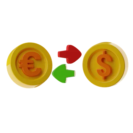 Currency Exchange  3D Icon