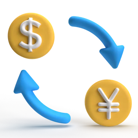 Currency Exchange  3D Icon