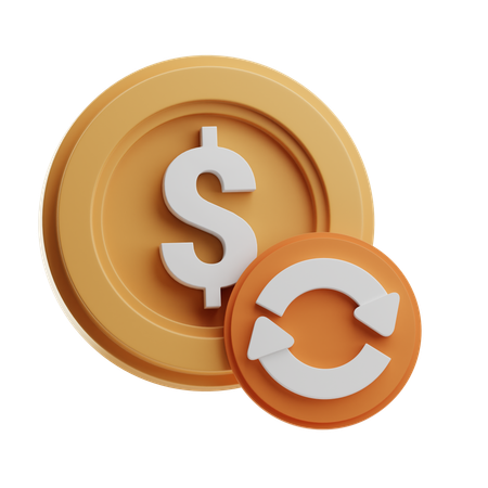 Currency Exchange  3D Icon