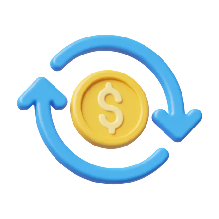 Currency Exchange  3D Icon