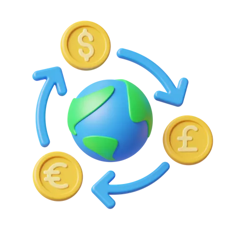 Currency Exchange  3D Icon