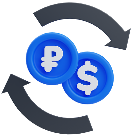 Currency Exchange  3D Icon