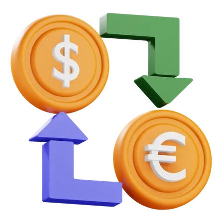 Currency Exchange  3D Icon