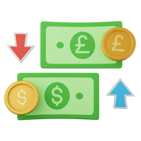 Currency Exchange  3D Icon