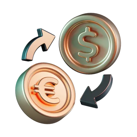 Currency Exchange  3D Icon