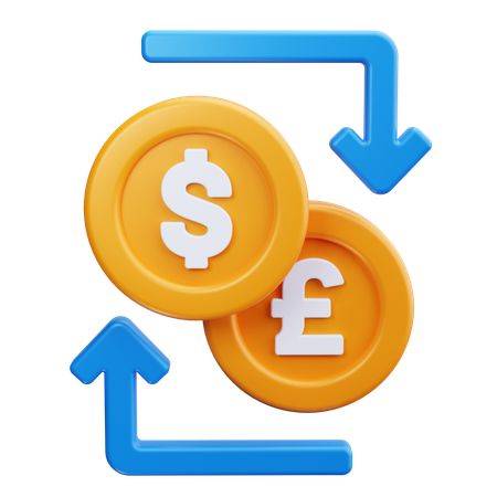 Currency Exchange  3D Icon