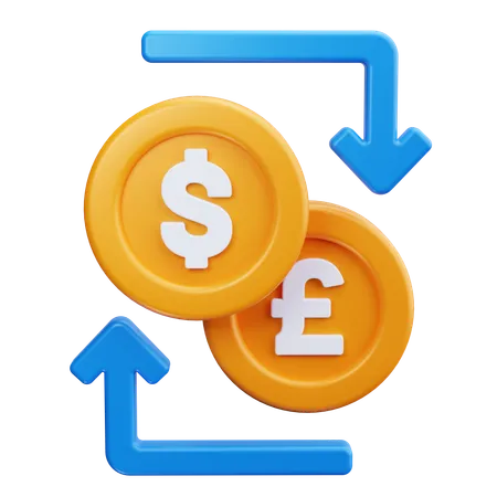 Currency Exchange  3D Icon