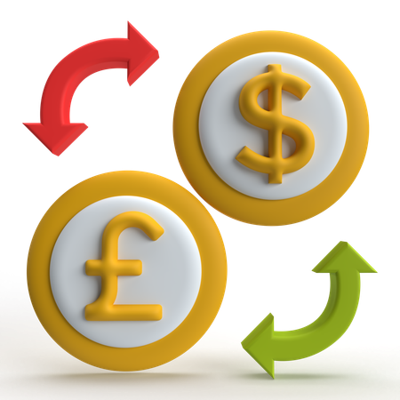 Currency Exchange  3D Icon