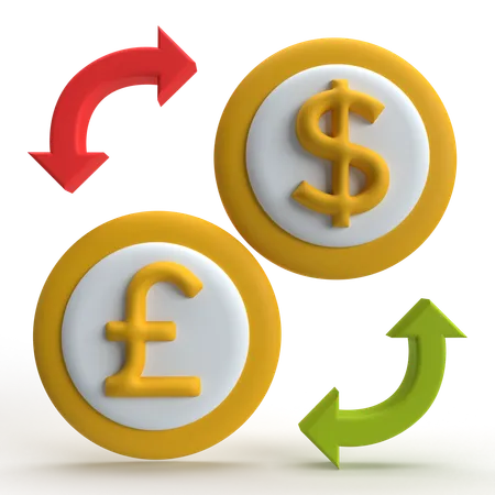 Currency Exchange  3D Icon