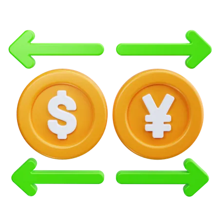 Currency Exchange  3D Icon