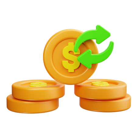 Currency Exchange  3D Icon