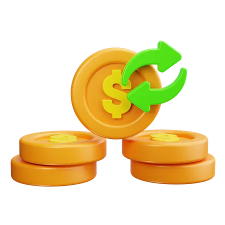 Currency Exchange  3D Icon