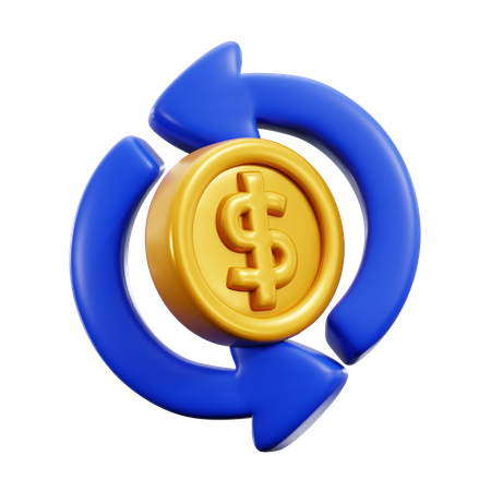 Currency Exchange  3D Icon