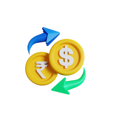 Currency Exchange  3D Icon