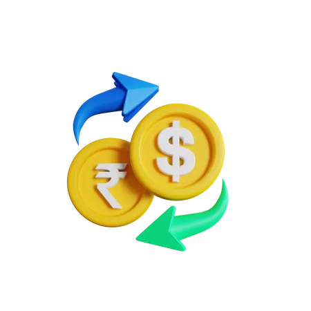 Currency Exchange  3D Icon