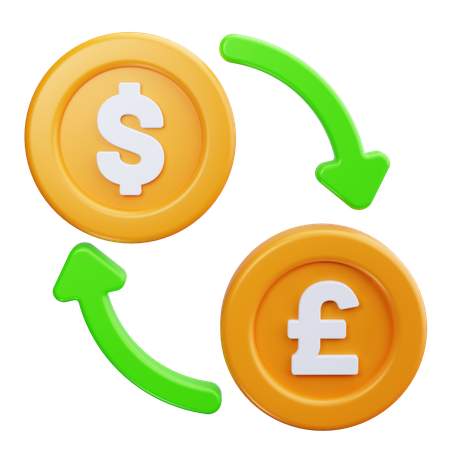 Currency Exchange  3D Icon