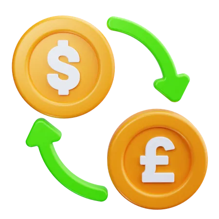 Currency Exchange  3D Icon