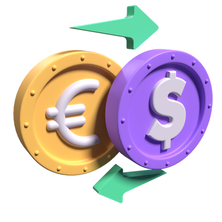 Currency Exchange  3D Icon