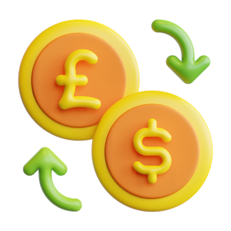 Currency Exchange  3D Icon