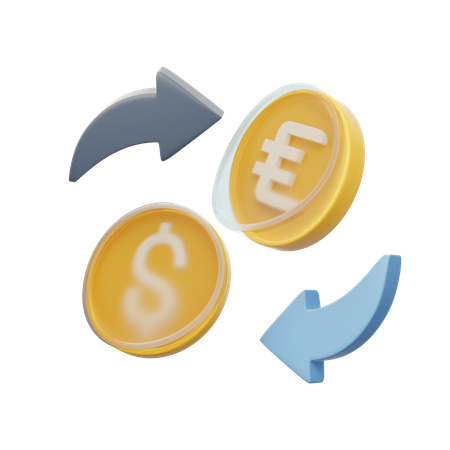 Currency Exchange  3D Icon