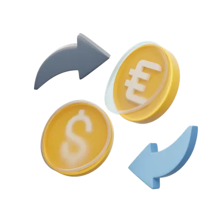 Currency Exchange  3D Icon