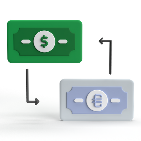 Currency Exchange  3D Icon