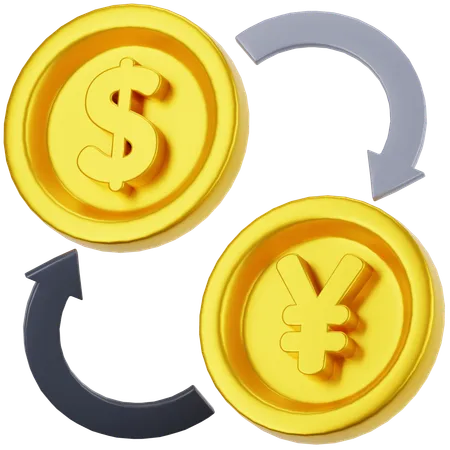 Currency Exchange  3D Icon