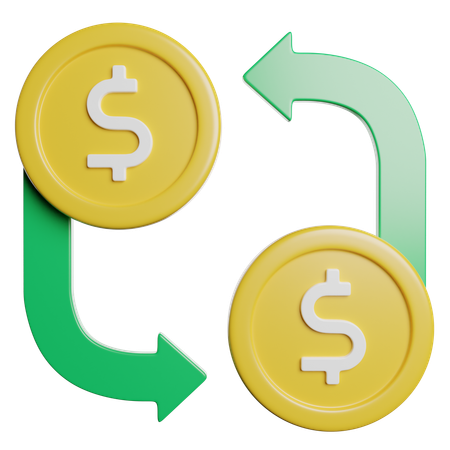 Currency Exchange  3D Icon