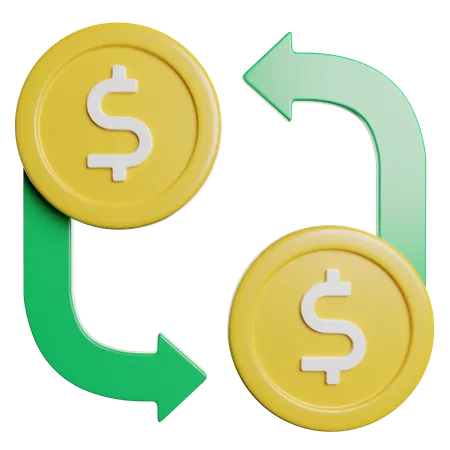 Currency Exchange  3D Icon