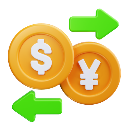 Currency Exchange  3D Icon