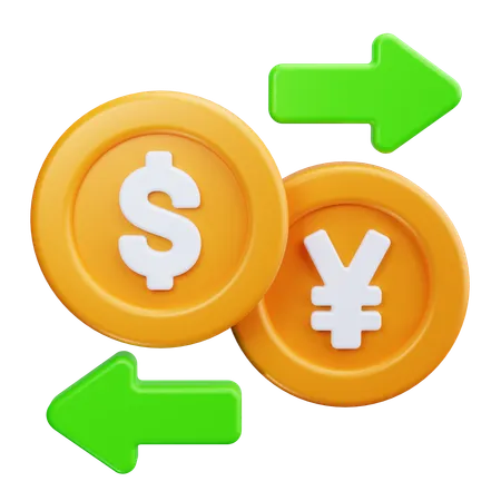 Currency Exchange  3D Icon