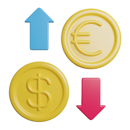 Currency Exchange  3D Icon