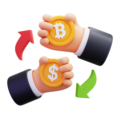 Currency Exchange  3D Icon