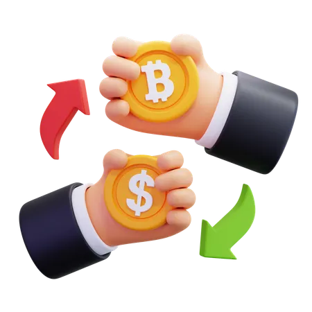 Currency Exchange  3D Icon