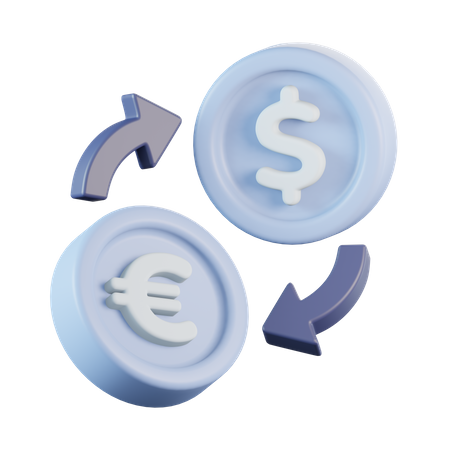 Currency Exchange  3D Icon