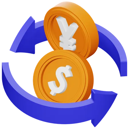 Currency Exchange  3D Icon