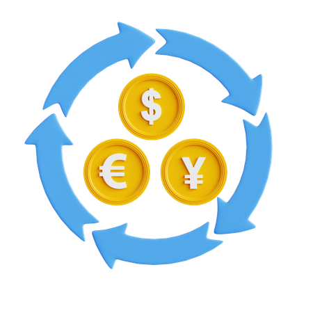 Currency Exchange  3D Icon