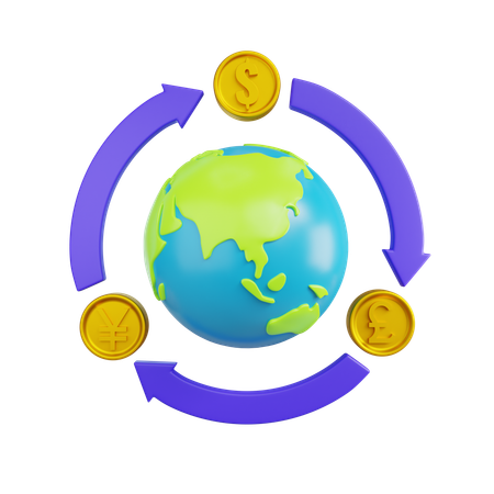 Currency Exchange  3D Icon