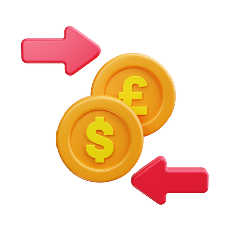Currency Exchange  3D Icon