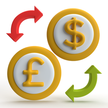 Currency Exchange  3D Icon