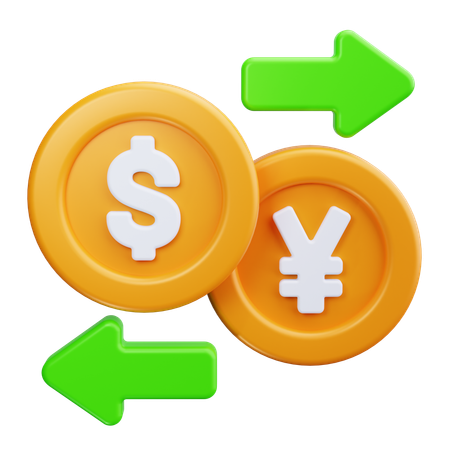 Currency Exchange  3D Icon