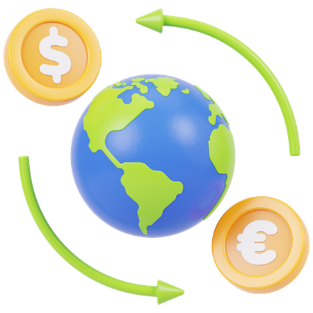Currency Exchange  3D Icon