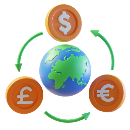 Currency Exchange  3D Icon