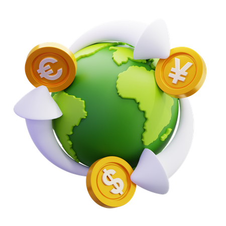 Currency Exchange  3D Icon