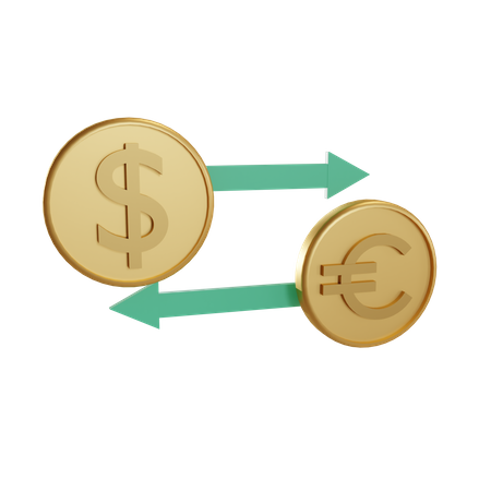 Currency Exchange  3D Icon