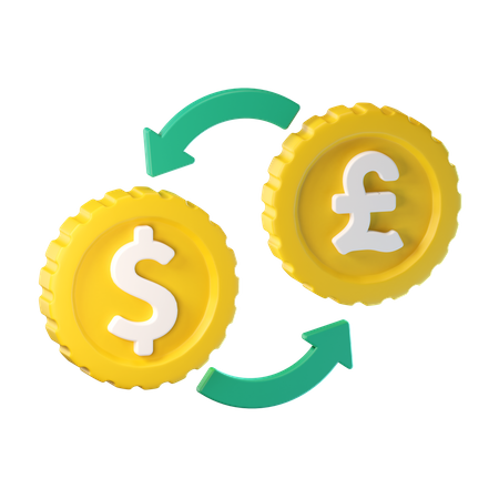 Currency Exchange  3D Icon