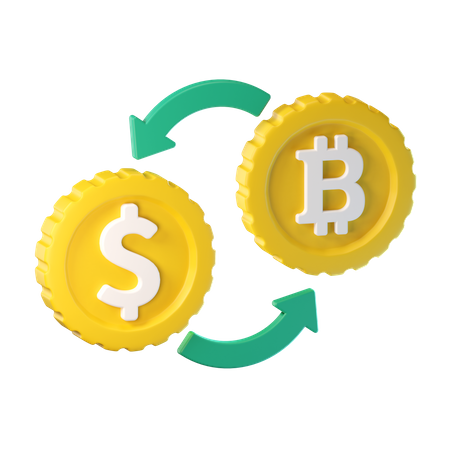 Currency Exchange  3D Icon